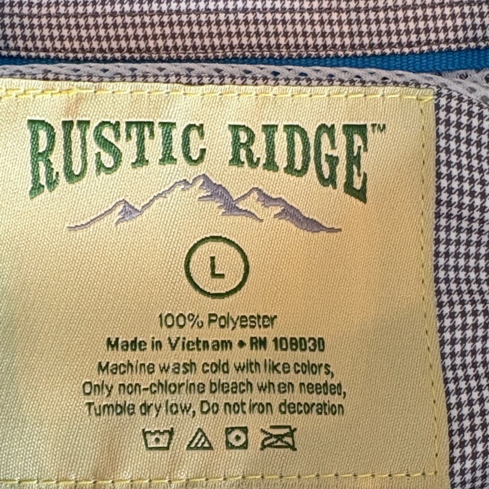 Rustic Ridge Gray Button-Up Performance Shirt - Picture 8 of 9